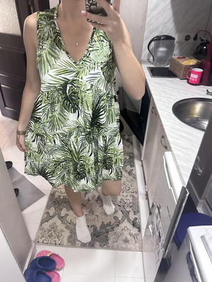 Dress new, colorful, size L