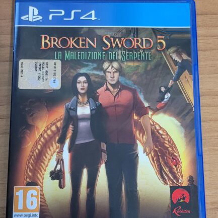 Broken Sword 5 PS4 game, European version