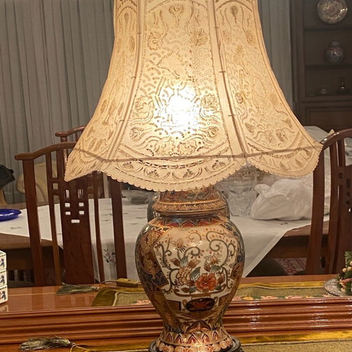 Japanese table lamp used