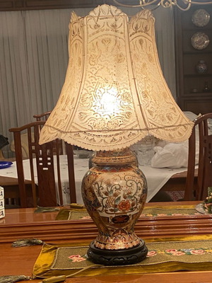 Japanese table lamp used