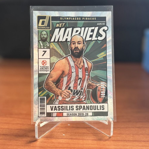 24-25 Panini EuroLeague Donruss Vassilis Spanoulis sticker Olympiacos