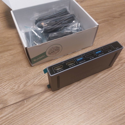 Suidek SJW-KM202A KVM Switch USB 3.0 DisplayPort HDMI 4K@60Hz new