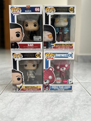 Funko Pop lot of 4 figures used