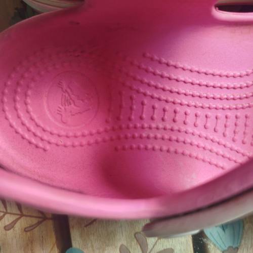 Crocs sandals size 34-35 fuchsia like new
