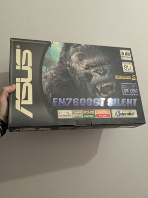 ASUS EN7600GT Silent King Kong Edition new, retro GPU 256MB GDDR3