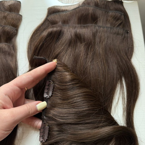 Natural Human Hair Extensions 180g 33 cm like new