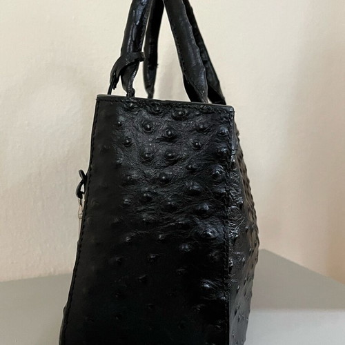 Furla handbag black and silver like new