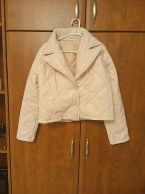 Pink women jacket S .crop top style