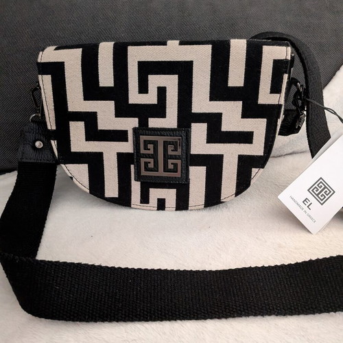 EL bag new crossbody black and white