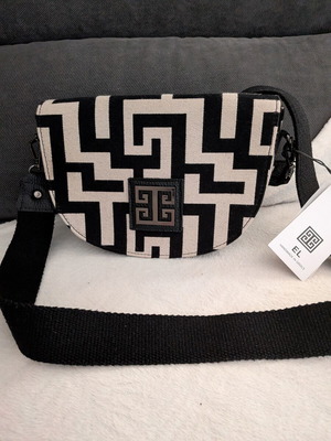 EL bag new crossbody black and white