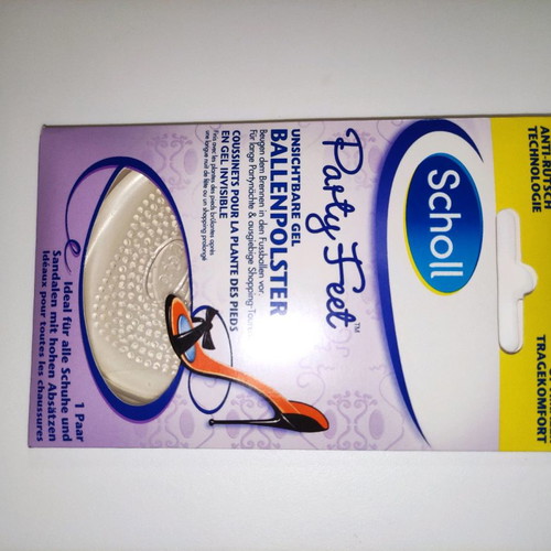 Scholl Party Feet silicone gel insoles set of 2 for heels