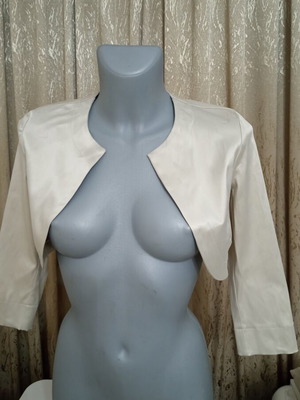 Women's satin bolero used, size XS