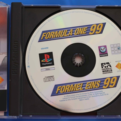 Formula One 99 PlayStation 1 used, English with manual