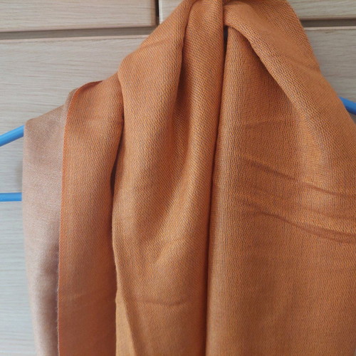 Pashmina orange 70% pashmina 30% silk like new