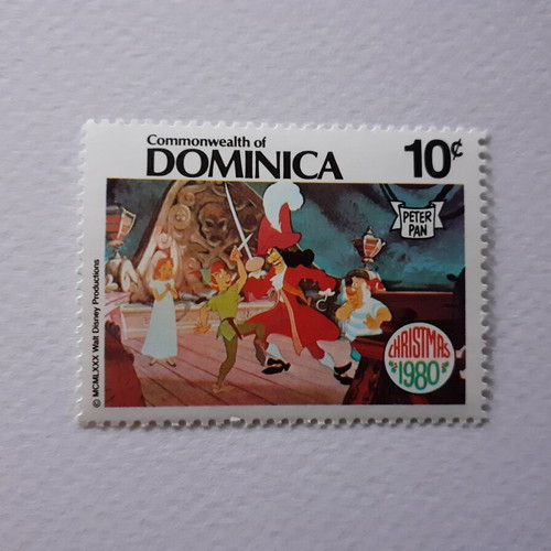 Commonwealth of Dominica Walt Disney Peter Pan 1980 stamp set mint