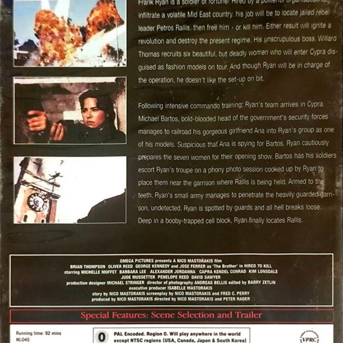 Hired to Kill DVD action thriller movie used