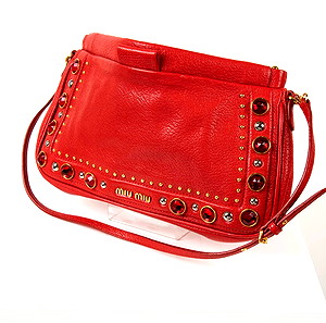 Miu Miu Red Leather Bag