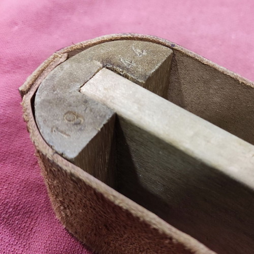 Leather double-sided sharpener 1944 used for razors and knives