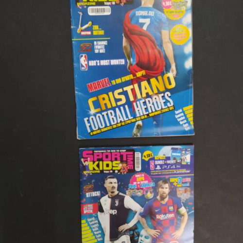 Sports kids magazines like new, pack of 2