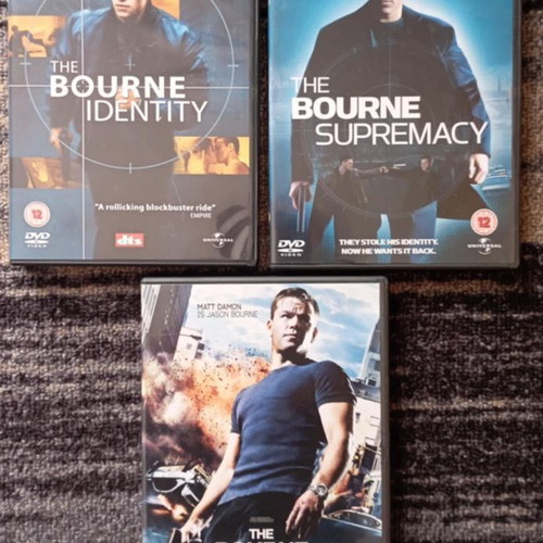The Ultimate Bourne Collection DVD like new, 3-disc set, Matt Damon