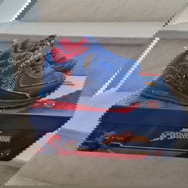 Παιδικά Sneakers Spiderman Disney No26 με φωτάκι