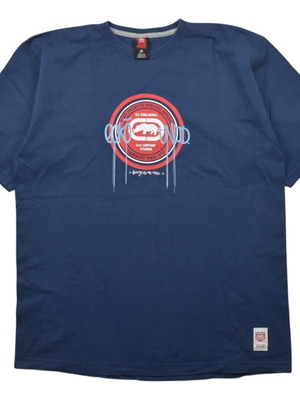 Ecko Unltd T-shirt used, vintage, size XL baggy fit, blue