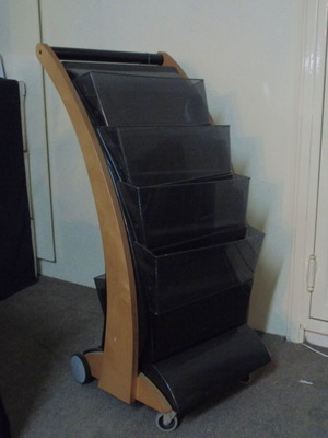 Magazine trolley new for magazines and books