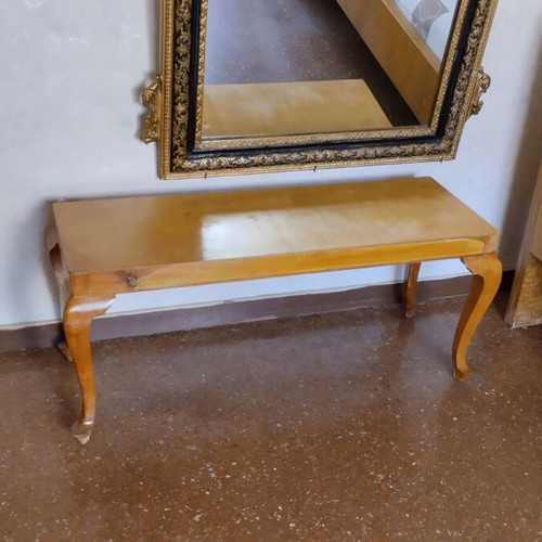 Antique embossed mirror like new