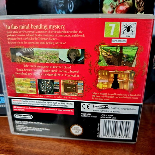 Professor Layton and Pandora's Box Nintendo DS game like new, English version