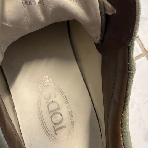 Tod's leather men's shoes used, size 42, casual