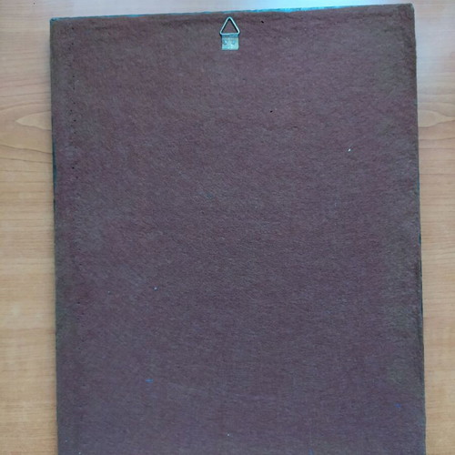 Sigmund Freud copper portrait used with inscription