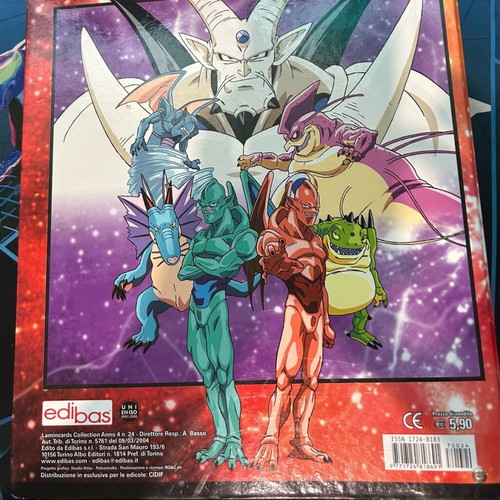 Dragon Ball album used with cards