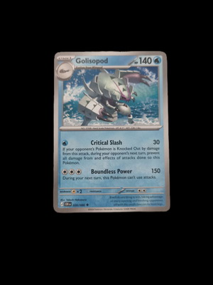 Pokemon trading card collection, 7 cards including Golisopod and Sobble