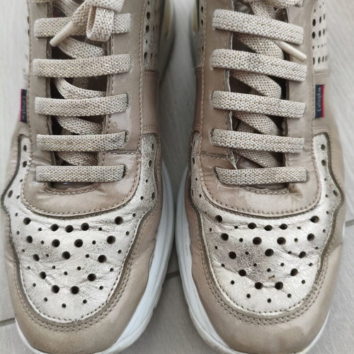 Callaghan Adaptaction women's leather sneakers size 37 like new beige