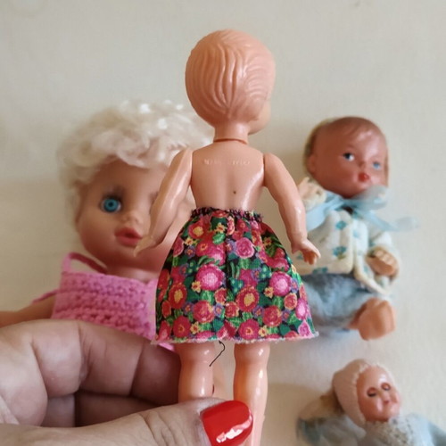 Vintage dolls set from 1960-70s, like new, collectible