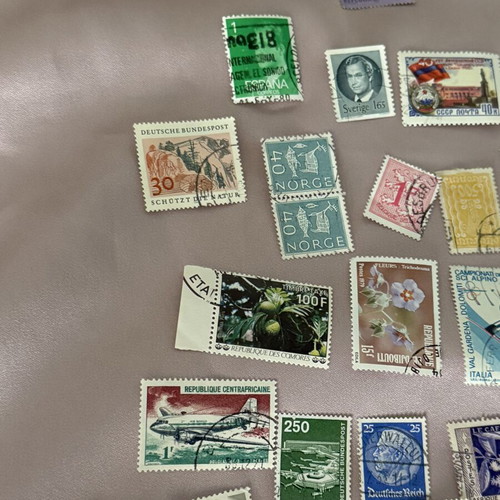 Lot of 6 used stamps from various countries