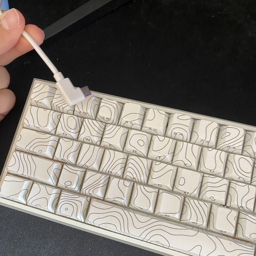 Redragon Fizz K617 RGB keyboard custom modded, like new