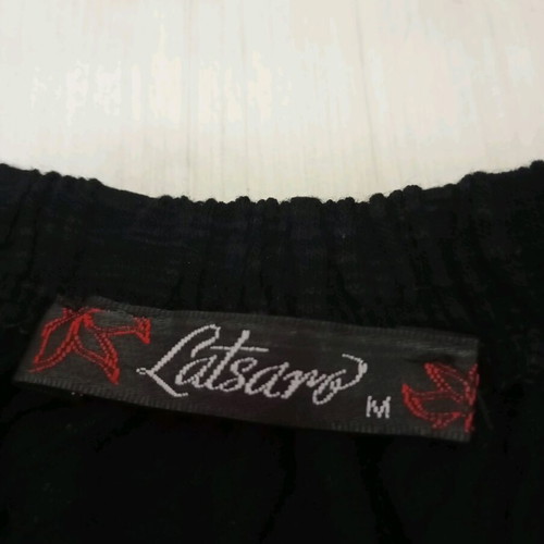 Crop top Latsaro size M like new, black