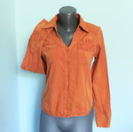 Garcia vintage πορτοκαλί πουκάμισο denim, M-L