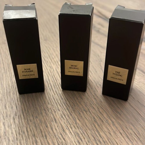 Armani Prive 4 used samples with gift fifth perfume