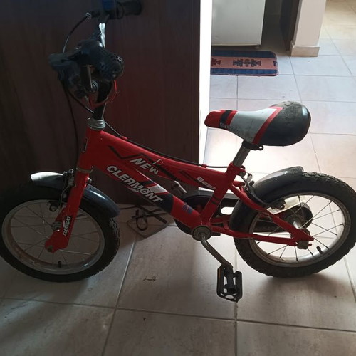 Clermont 12" Kids Bicycle used, red, BMX with V-Brakes