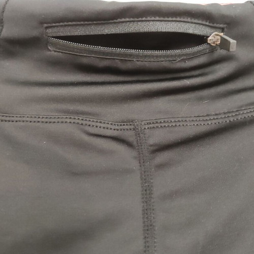 Admiral sports leggings 3/4 black and pink like new with pocket and zipper