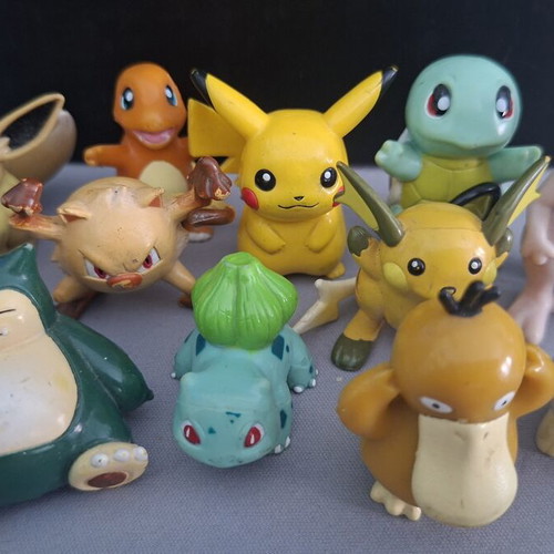 Pokemon figures set of 12, 1999 CGTSI and Nintendo