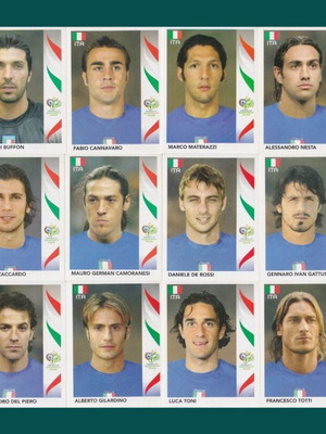 Σετ αυτοκόλλητων Panini Παγκόσμιο Κύπελλο 2006 Ιταλία
