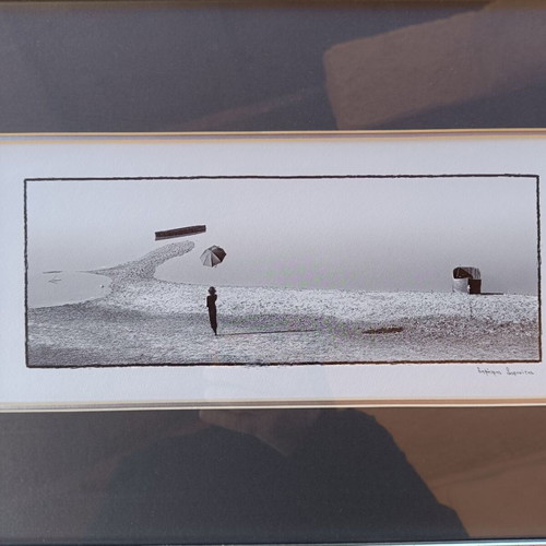 Eight photographic works by Dimitris Sofikitis used with frame