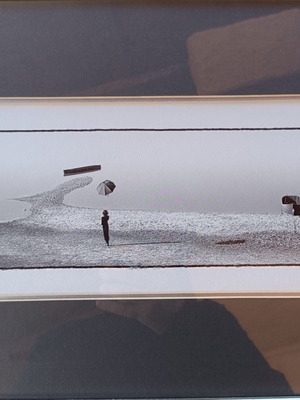 Eight photographic works by Dimitris Sofikitis used with frame