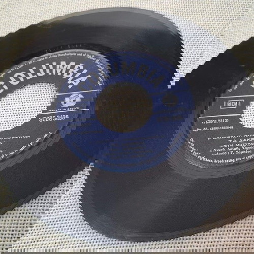 Βίκη Μοσχολιού Χωρισμός / Τα Δάκρυα 7' μεταχειρισμένο, λαϊκό