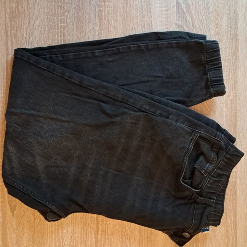 Bershka black men's pants XL used with wear between legs