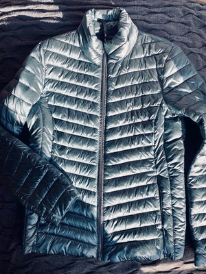 Esmara jacket new, blue silver metallic, lightweight and warm, size S