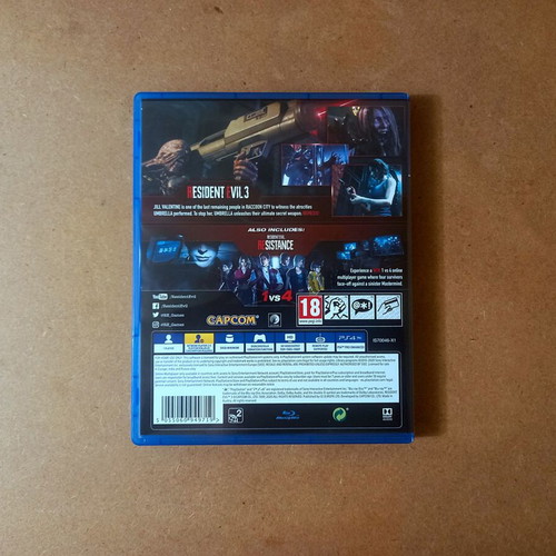 Resident Evil 3 PS4 game like new